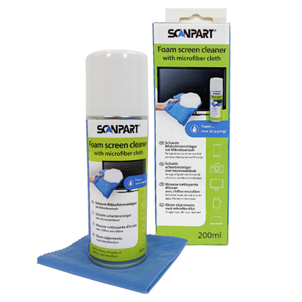 Scanpart Schermreiniger Foam + Microfiber doek