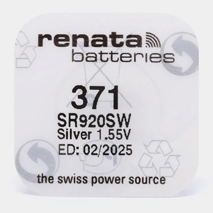 Renata Knoopcel batterij SR69/371