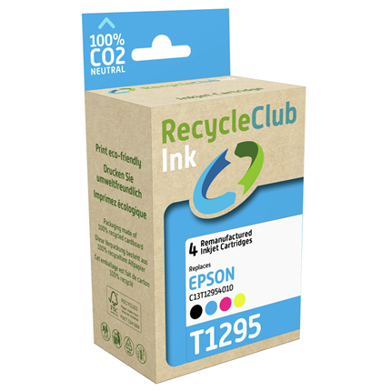 Recycle Club Cartridge compatible met Epson T1295 Multipack