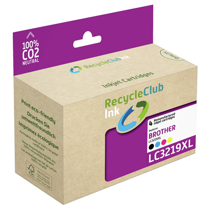 Recycle Club Cartridge compatible met Brother LC-3219 XLMultipack