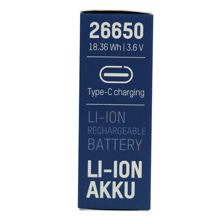 Ansmann Oplaadbare Batterij 26650 Li-Ion 3,6V 5100mAh