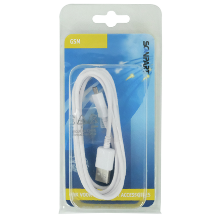 Samsung laad+datakabel USB-A(M) USB-C(M) 1,2m wit | Bestel