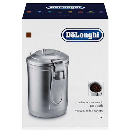 DeLonghi Koffiebewaarbus vacuüm 1,5 L
