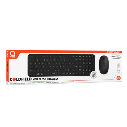 Qware Coldfield Draadloos toetsenbord + muis