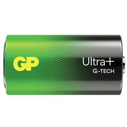 GP Ultra+ Alkaline D 2 Stuks