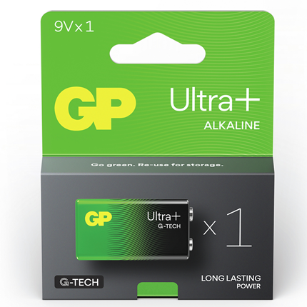 GP Ultra+ Alkalin 9V