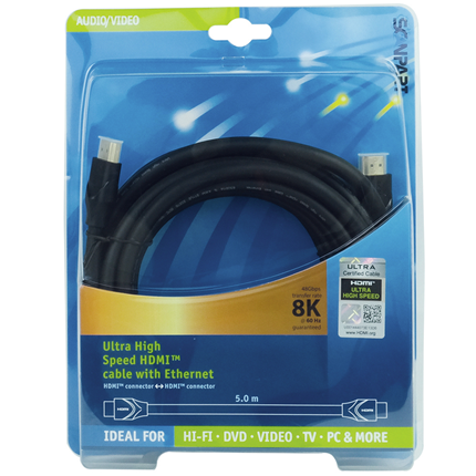 Scanpart HDMI kabel 8K High Speed ethernet 2.1 5,0m