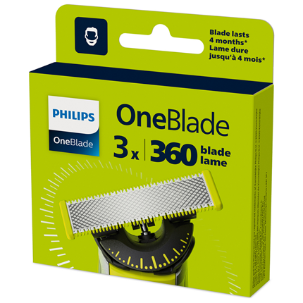 Philips QP430 Oneblade 360 Scheermes 3st