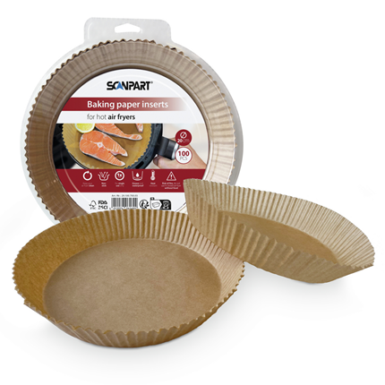 Scanpart Airfryer bakpapier Ø20cm 100stuks