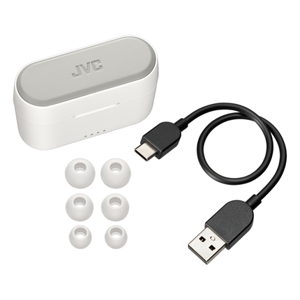 JVC Powerful Sound True Wireless in-ear hoofdtelefoon wit HA-A9T