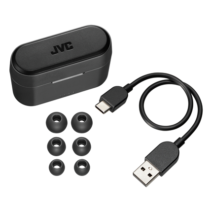 JVC Powerful Sound True Wireless in-ear hoofdtelefoon zwart HA-A9T