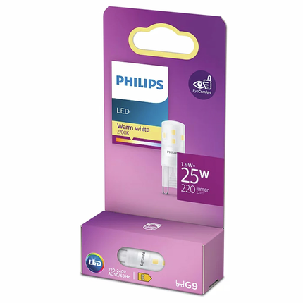 Philips LED capsule G9 1,9W 2700K Mat x2