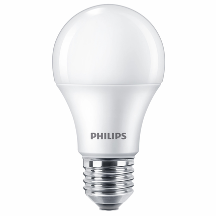 Philips LED lamp E27 9,5W 2700K Peer Mat x6