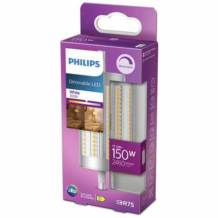 Philips LED Lamp R7s 17,5W 3000K Dimbaar