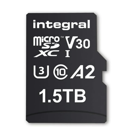 Integral micro sd kaart 1,5TB SDXC V30