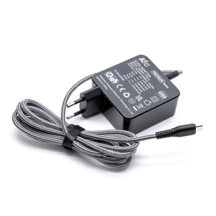 PREMIUM Laptop voeding USB-C 65W geschikt voor o.a. Asus/Lenovo/DELL/ACER/HP/Sony