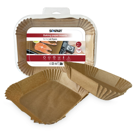 Scanpart Airfryer bakpapier 31x20,5 cm 100stuks