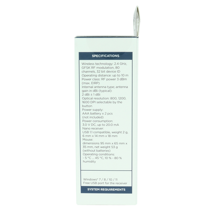 Gembird draadloze optische muis MUSW6B01