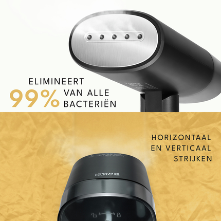 Lebenlang LBL5267 Reis Handstomer Opvouwbaar Zwart