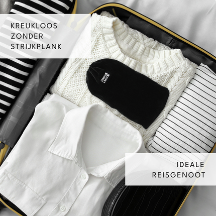 Lebenlang LBL5267 Reis Handstomer Opvouwbaar Zwart