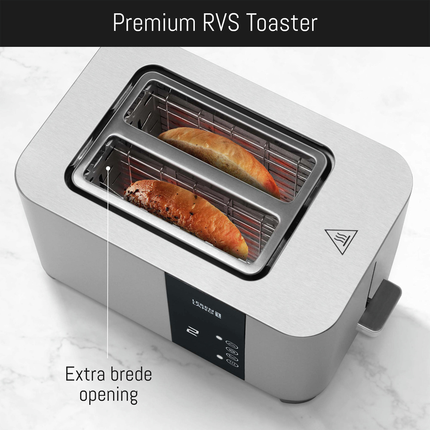 Lebenlang LBL9898 Reis Broodrooster - Toaster - RVS