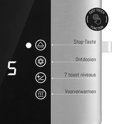 Lebenlang LBL9898 Reis Broodrooster - Toaster - RVS