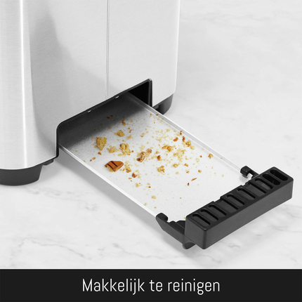 Lebenlang LBL9898 Reis Broodrooster - Toaster - RVS