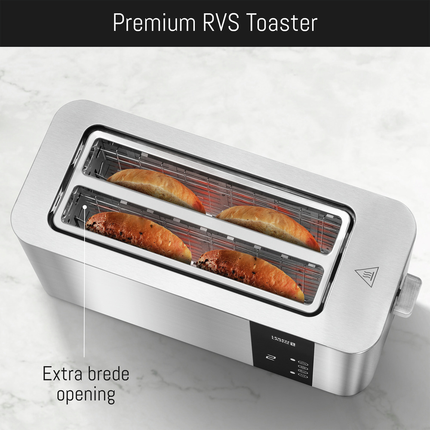 Lebenlang LBL9899 Broodrooster - Toaster - RVS