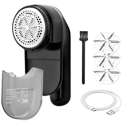 Lebenlang LBL105 Pluizentondeuse Oplaadbaar Zwart