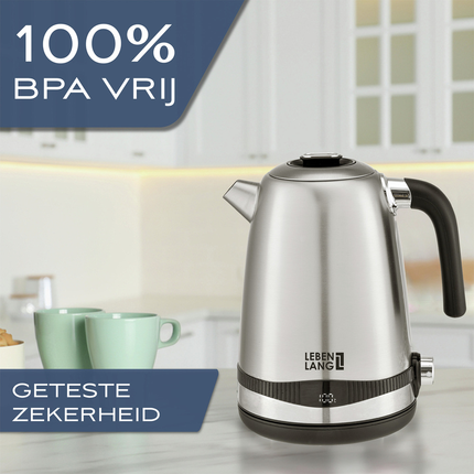 Lebenlang LBE2662 Waterkoker 1,7 L RVS