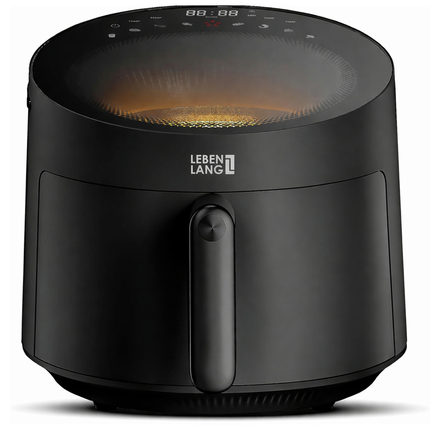 Lebenlang LBL8187 Airfryer met Kijkvenster Zwart