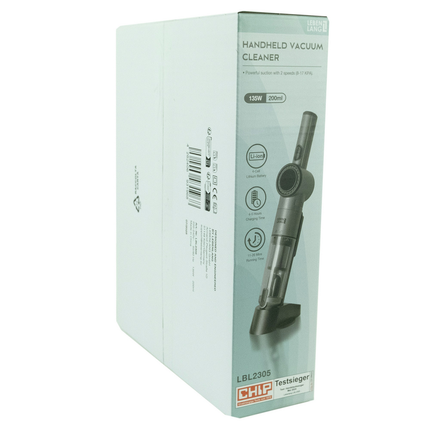 Lebenlang LBL2305 Handstofzuiger - Kruimeldief - RVS - 0,5 L Stofreservoir