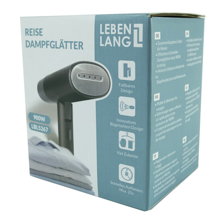 Lebenlang LBL5267 Reis Handstomer Opvouwbaar Zwart