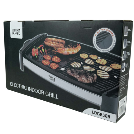 Lebenlang LBG8588 Reis Tafelgrill RVS incl Grilltang