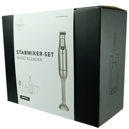 Lebenlang LBP9786 Staafmixer inc. Accessoires RVS
