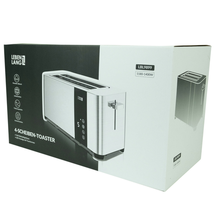 Lebenlang LBL9899 Broodrooster - Toaster - RVS