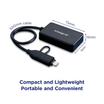 Integral Externe USB 2.0 kaartlezer