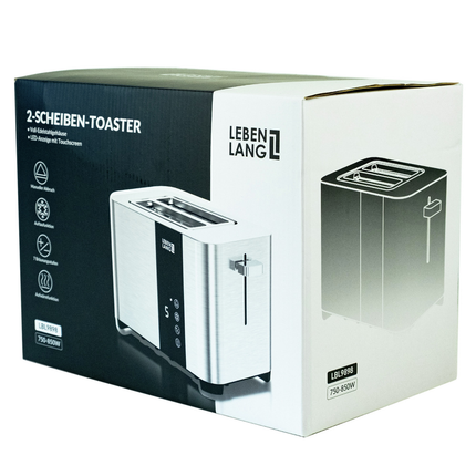 Lebenlang LBL9898 Reis Broodrooster - Toaster - RVS