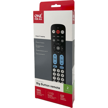 One For All Afstandsbediening Big button afstandbediening universeel