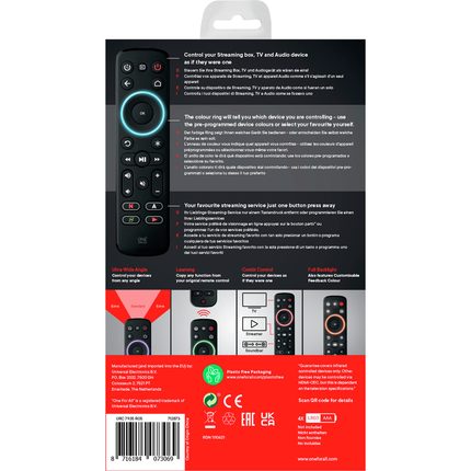One-for-All Afstandsbediening Streamer URC7935