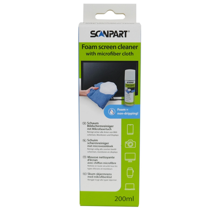 Scanpart Schermreiniger Foam + Microfiber doek