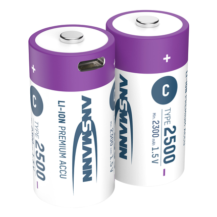 Ansmann Oplaadbare batterij Type C 2500mAh
