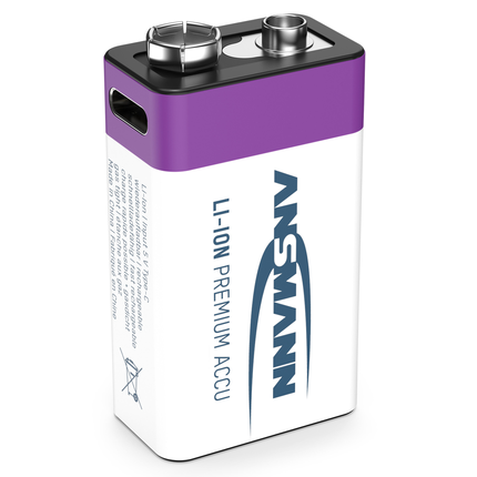 Ansmann Oplaadbare batterij 9V 400mAh