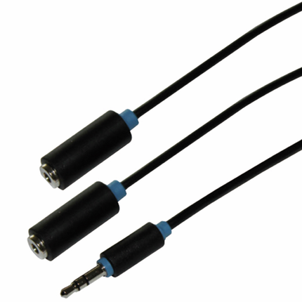 Scanpart Adapterkabel 3.5 S(M)-2x3.5 S(F) 0,2m