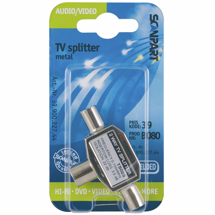 Scanpart Splitter TV 9.5(F)-2x9.5(M)