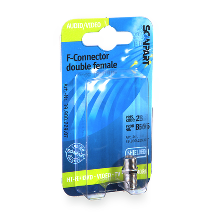 Scanpart F-Connector Adapter (F)-(F)