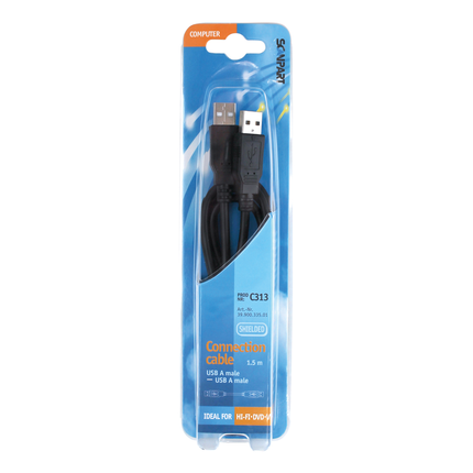 Scanpart USB Kabel A(M)-A(M) 1,5m