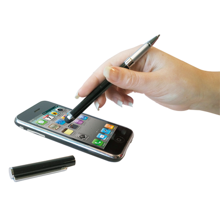 Scanpart Styluspen zwart met ballpoint