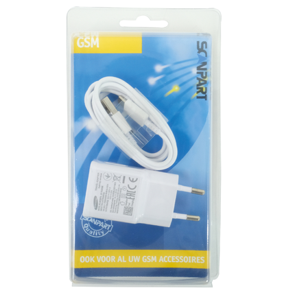 Samsung Snellader USB-C 2000mA wit