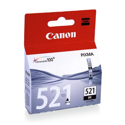 Canon Cartridge CLI-521BK Zwart
